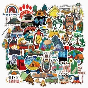 100pcs Outdoor Camping Stickers